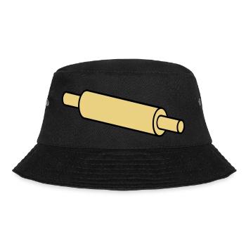 rolling pin - Bucket Hat - black - Front - Lela (165cm)