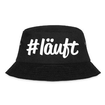 #läuft - Bucket Hat - Schwarz - Vorne - Lela (165cm)