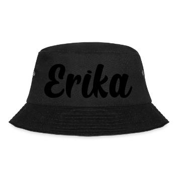 Erika - Bucket Hat - Schwarz - Vorne - Lela (165cm)