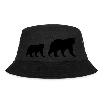 bären - Bucket Hat - Schwarz - Vorne - Lela (165cm)