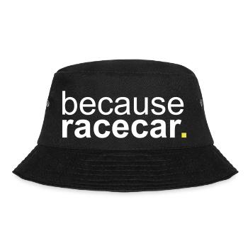 because racecar - Bucket Hat - Schwarz - Vorne - Lela (165cm)