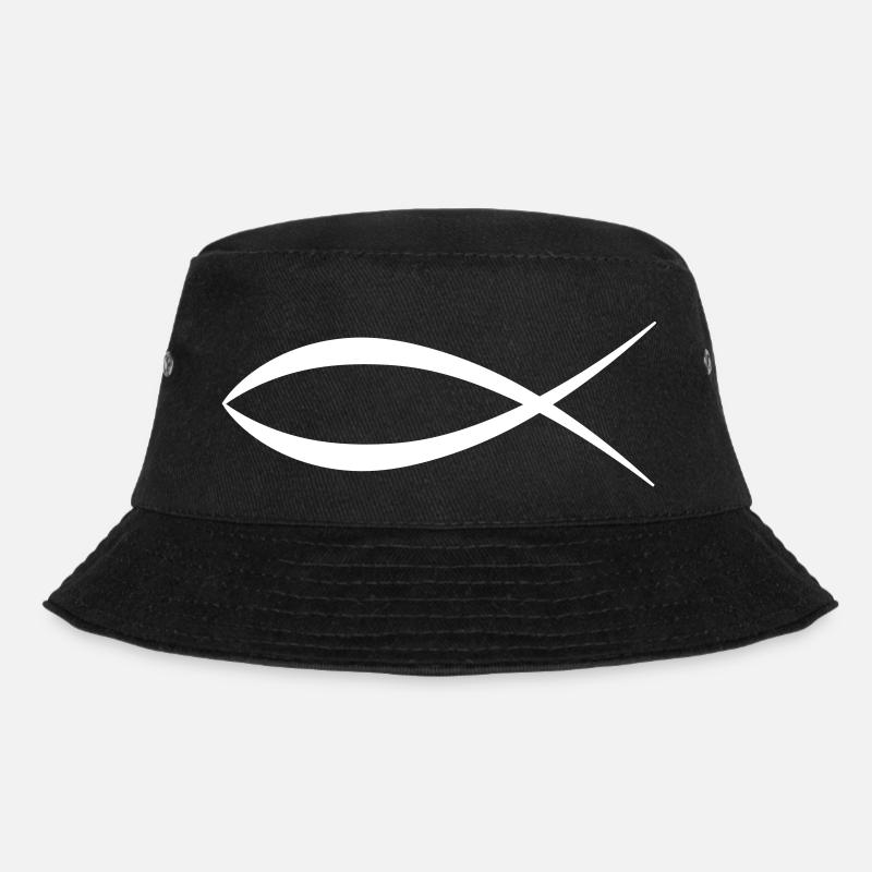 symbole du poisson Jésus - Bob - noir