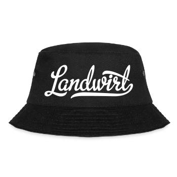 Landwirt - Bucket Hat - Schwarz - Vorne - Lela (165cm)