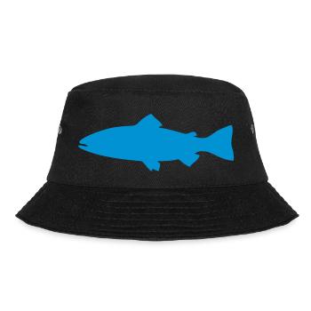 trout fish fishing 1 - Bucket Hat - black - Front - Lela (165cm)