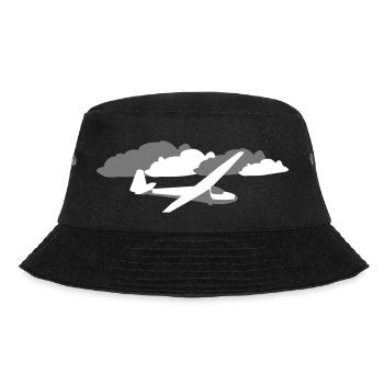 Glider Glider Flying Glider Pilot Ka6 - Bucket Hat - black - Front - Lela (165cm)