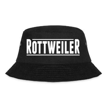 Rottweiler - Bucket Hat - Schwarz - Vorne - Lela (165cm)