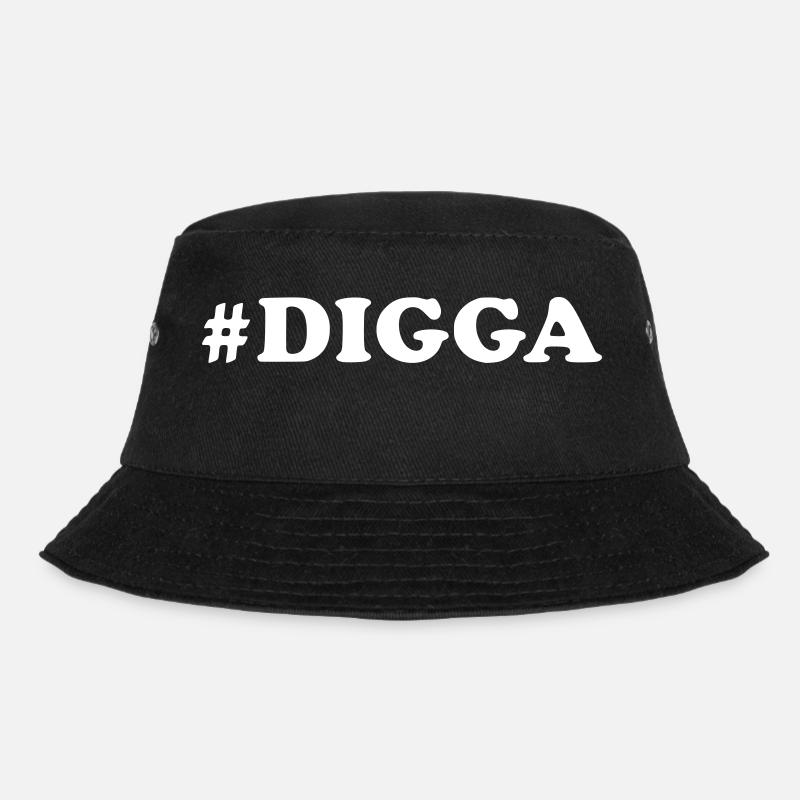 DIGGA - Bucket Hat - Schwarz