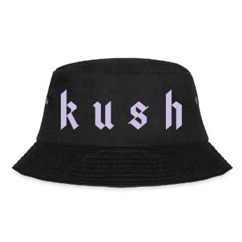 KUSH - Bucket Hat - Schwarz - Vorne - Lela (165cm)