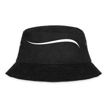 Gebogene Linie Dekor - Bucket Hat - Schwarz - Vorne - Lela (165cm)