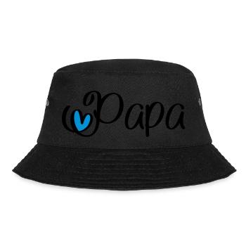 Papa - Bucket Hat - Schwarz - Vorne - Lela (165cm)