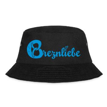 Breznliebe – Denn Brezn sind das Brot der Bayern! - Bucket Hat - Schwarz - Vorne - Lela (165cm)