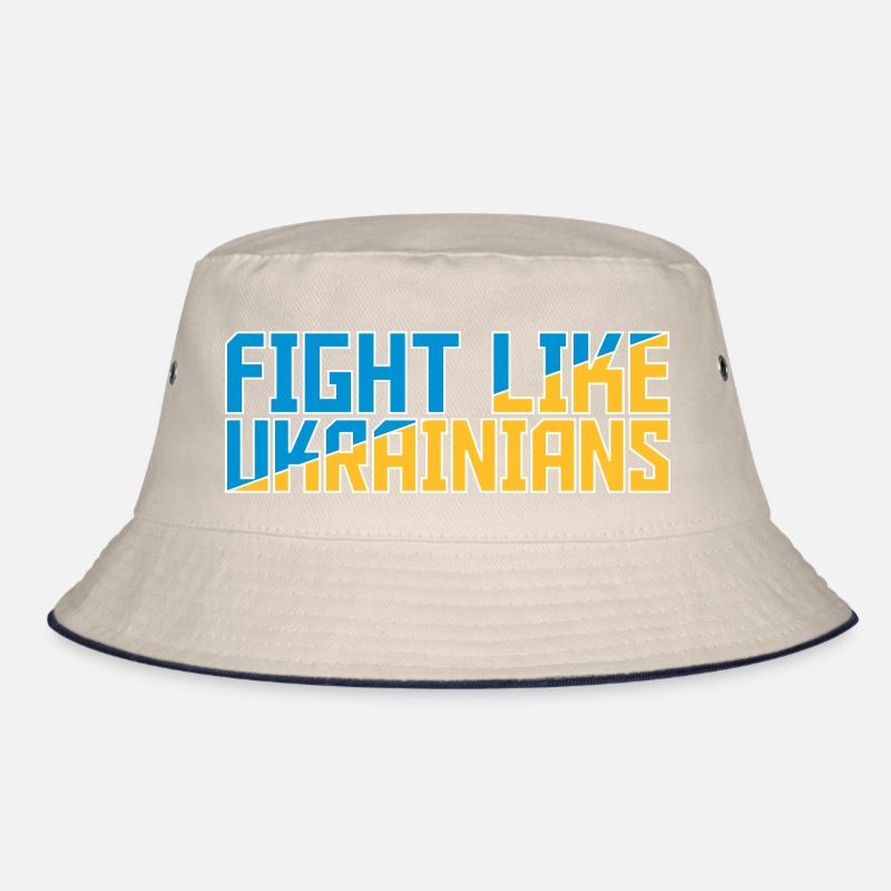 fight like ukrainians Zitat Bucket Hat
