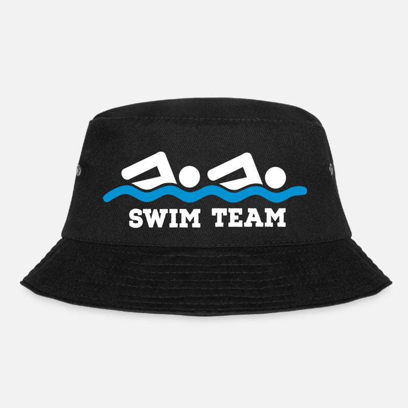 schwimmen - Bucket Hat - Schwarz