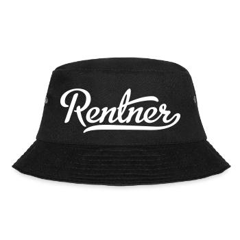 Rentner - Bucket Hat - Schwarz - Vorne - Lela (165cm)