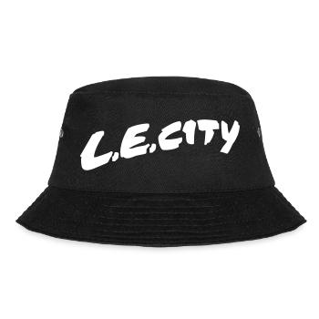 LE City 02 - Bucket Hat - Schwarz - Vorne - Lela (165cm)