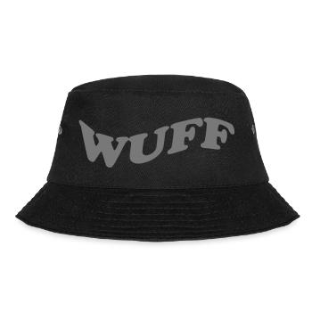 wuff hund - Bucket Hat - Schwarz - Vorne - Lela (165cm)