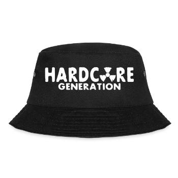 harcore generation / hard core generation - Bucket Hat - Schwarz - Vorne - Lela (165cm)