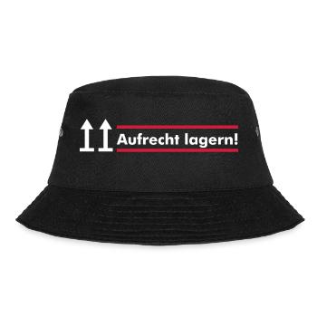 aufrecht lagern - Bucket Hat - Schwarz - Vorne - Lela (165cm)