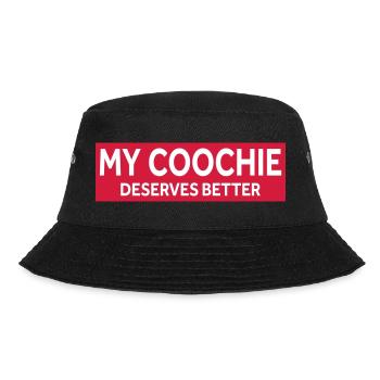 MY COUCHIE DESERVES BETTER - Bucket Hat - Schwarz - Vorne - Lela (165cm)