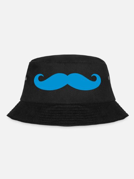 Mustache - Bucket Hat - Schwarz
