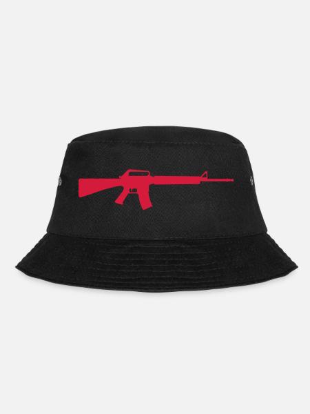 Maschine Gun - Bucket Hat - Schwarz