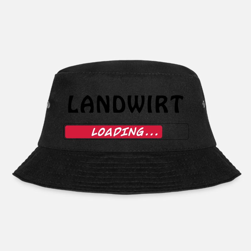 Landwirt loading - Bucket Hat - Schwarz