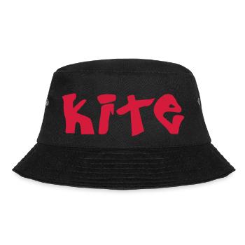 kite_vec_1 en - Bucket Hat - black - Front - Lela (165cm)