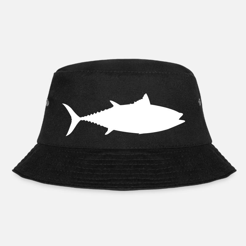 Fisch - Bucket Hat - Schwarz