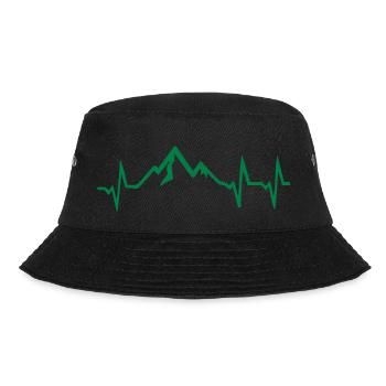 ECG Mountain Passion - Bucket Hat - black - Front - Lela (165cm)