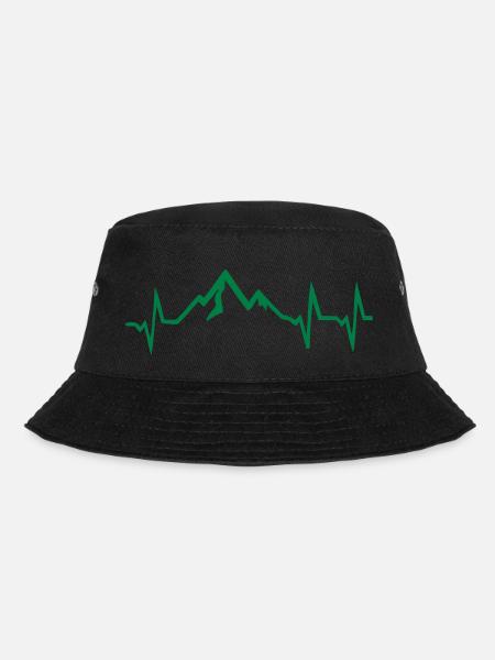 ECG Mountain Passion - Bucket Hat - black