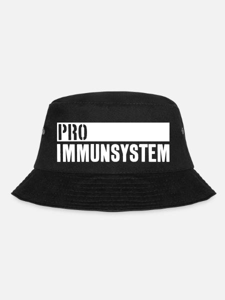 PRO IMMUNSYSTEM IMPFEN - Bucket Hat - Schwarz