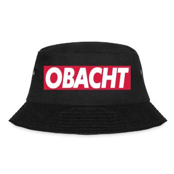 Obacht - Bucket Hat - Schwarz - Vorne - Lela (165cm)