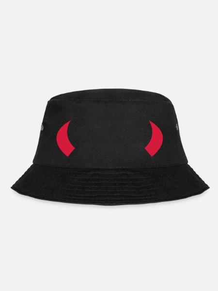 devil - Bucket Hat - black