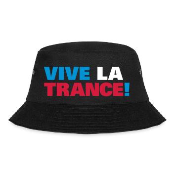 Trance - Vive la Trance ! - Bucket Hat - Schwarz - Vorne - Lela (165cm)