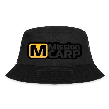 Angeln, Karpfen, Fisch, Mission carp - Bucket Hat - Schwarz - Vorne - Lela (165cm)
