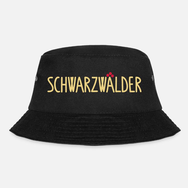 Schwarzwälder - Bucket Hat - Schwarz