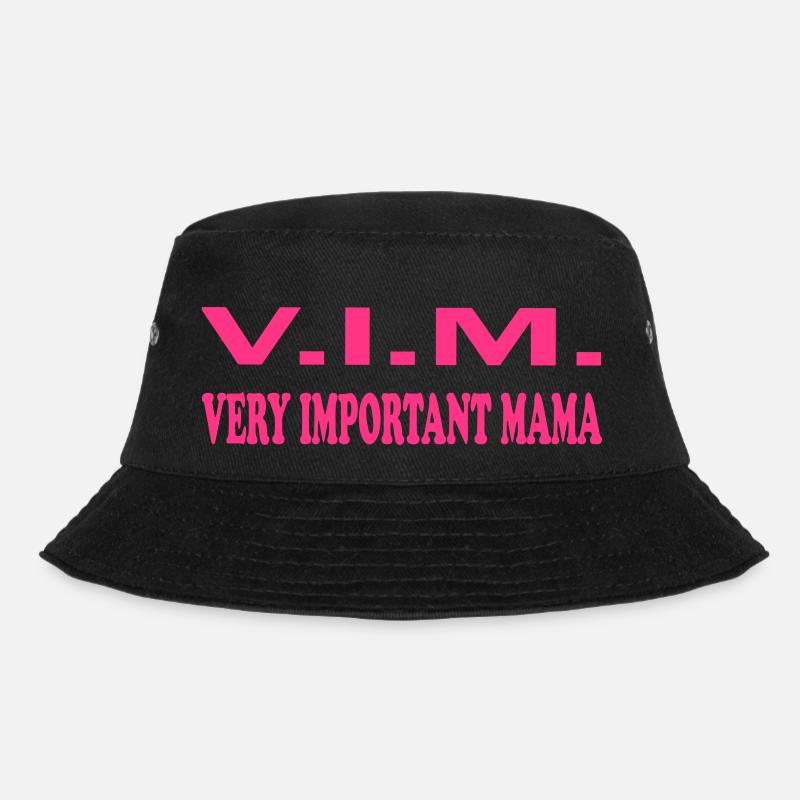 Very important mama - Bucket Hat - black