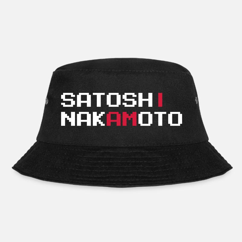 Ich bin Satoshi Nakamoto - Bucket Hat - Schwarz