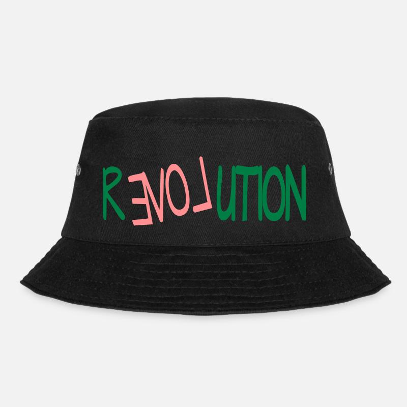 Revolution - Bucket Hat - Schwarz