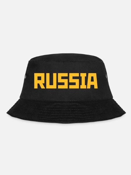 Russia - Bucket Hat - Schwarz