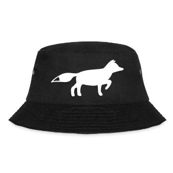 Ein Fuchs oder Füchsin - Bucket Hat - Schwarz - Vorne - Lela (165cm)