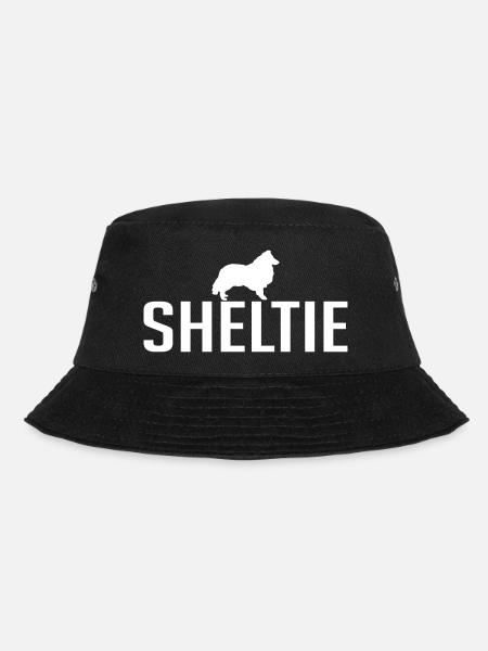 SHELTIE Hunderasse Hunde Hund Wilsigns - Bucket Hat - Schwarz