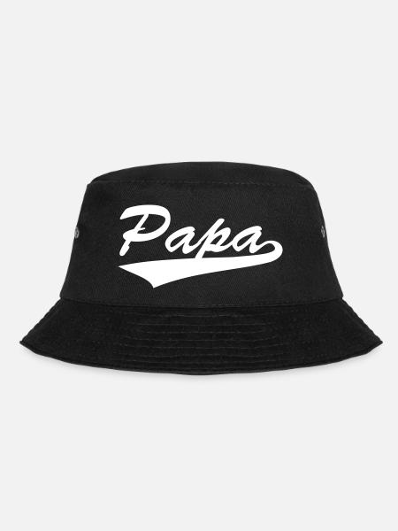 Papa - Bucket Hat - Schwarz