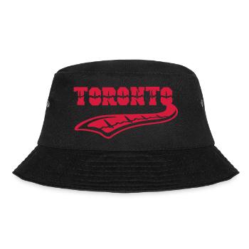 Toronto Pulse_Tattoo - Bucket Hat - black - Front - Lela (165cm)