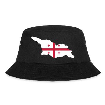 Georgien - Bucket Hat - Schwarz - Vorne - Lela (165cm)