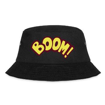boom geek gamer fun quote gaming comics - Bob - noir - Devant - Lela (165cm)