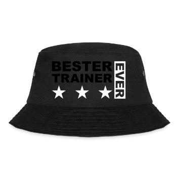 Bester Trainer - V2 - Bucket Hat - Schwarz - Vorne - Lela (165cm)