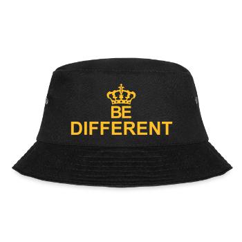Be different Logo Design - Bucket Hat - black - Front - Lela (165cm)