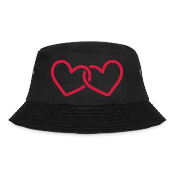 Hearts Love Symbol - Bucket Hat - black - Front - Lela (165cm)