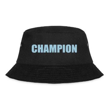 CHAMPION - Bucket Hat - Schwarz - Vorne - Lela (165cm)